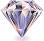 A diamond is shown in this picture.